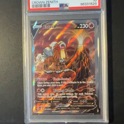 Entei V Crown Zenith PSA 10