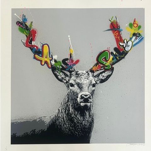 Martin Whatson the Stag, handfinished, edition 6 av 7