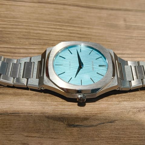 D1 Milano ultra thin 38mm light blue