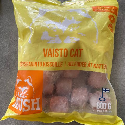 Frossen kattemat «Vaisto cat»