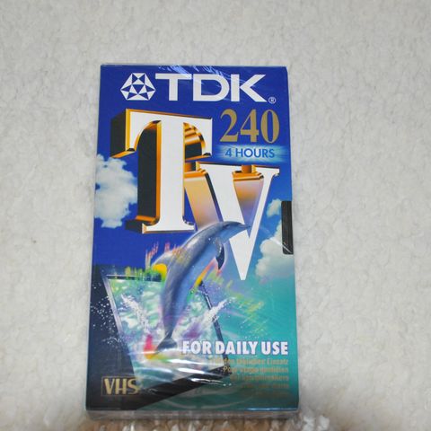 TDK TV240 VHS Kassetter (4 stk)