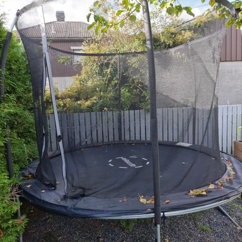 Trampoline gis bort