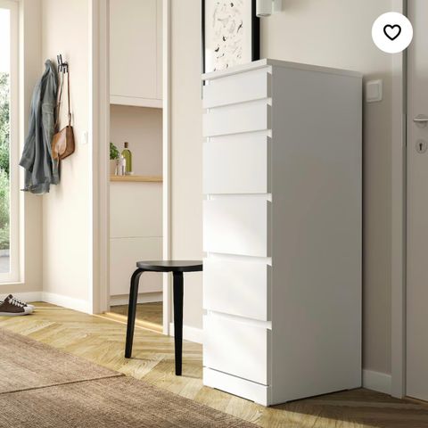 Uåpnet Malm kommode fra IKEA