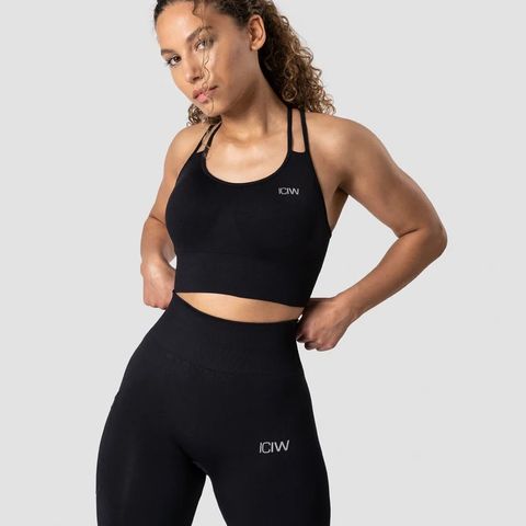 ICIW SPORTSBH All black DEFINE SEAMLESS SPORTS BRA BLACK