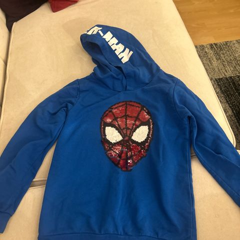 blå spiderman sett