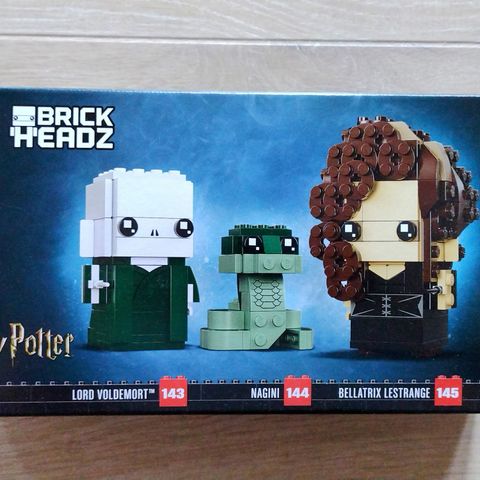 LEGO BrickHeadz 40496 Voldemort, Nagini og Bellatrix. Ny uåpnet/utgått sett.