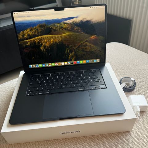 MacBook Air 15'' M3/16GB/512GB - Midnatt