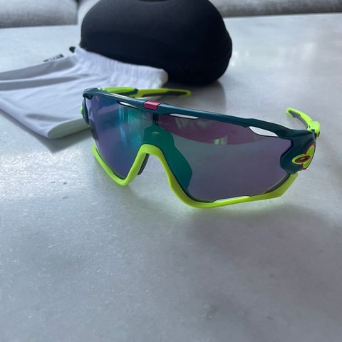 Oakley Jawbreaker - neon grønn og blå