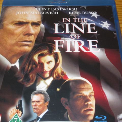 I skuddlinjen - In the Line of Fire (bluray, norsk tekst)