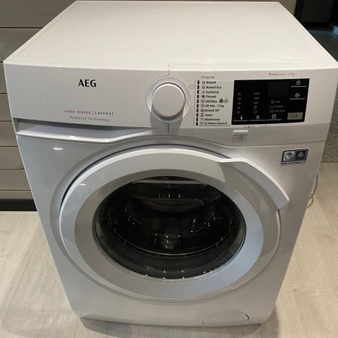 AEG 6000 serie vaskemaskin