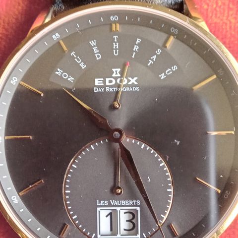 Edox Day Retrograde Les Vauberts