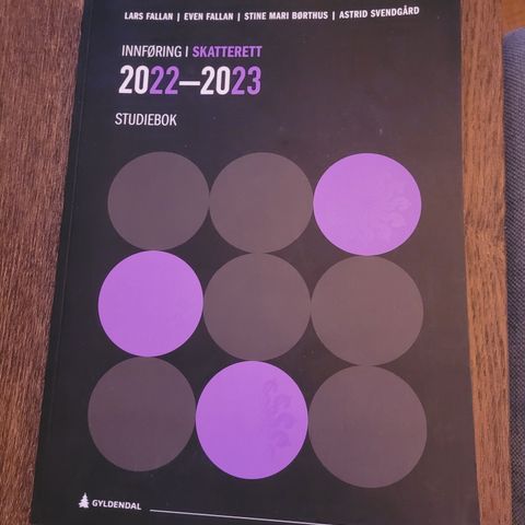 Innføring i skatterett 2022-2023 studiebok