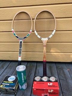 Vintage Dunlop tennisracketter