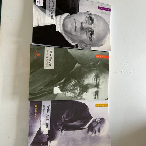 Emil Durkheim, Michel Foucault, Max Weber