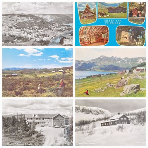 Postkort: Øst-Norge. 1950-60-tallet