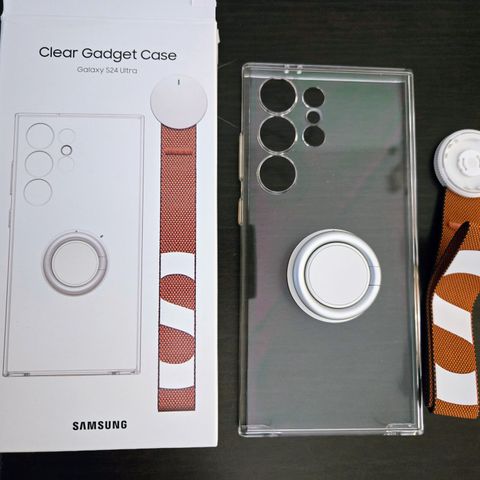 Samsung Galaxy S24 Ultra Clear Gadget Case (deksel)