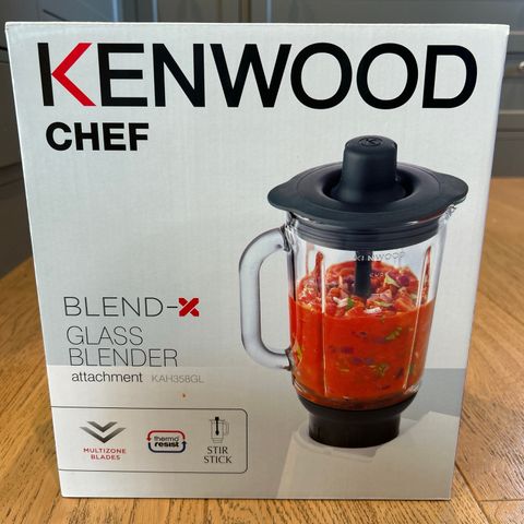 Blender Kenwood Chef -  glass 1,6 liter