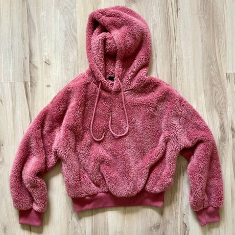 Kort fleece genser M