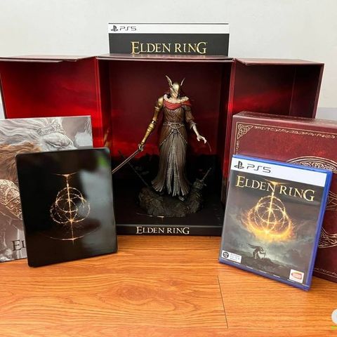 Kjøper åpnet Elden Ring Collector's edition (for pc, xbox, eller ps4/5)