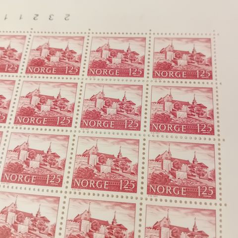 HELARK FRIMERKER NORGE NK 787 og 788 BYGGVERK I, 1977