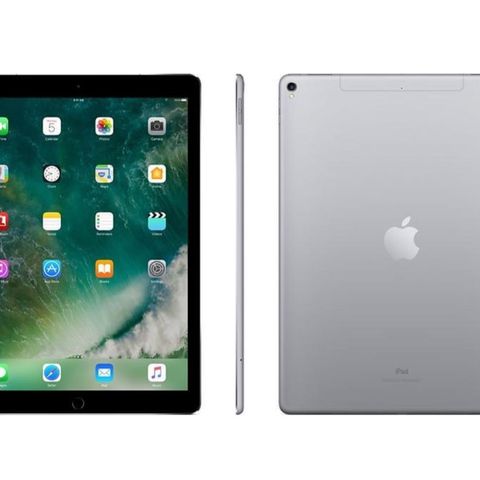 iPad Pro 2. gen. 12,9" display, 256 gb. inkl. Apple Pencil selges rimelig