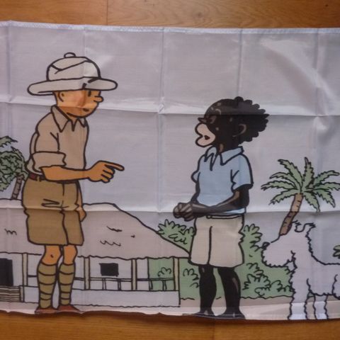 Tintin i Kongo Banner/Flagg