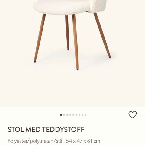 Helt ny søstrene grene stol med teddy stoff