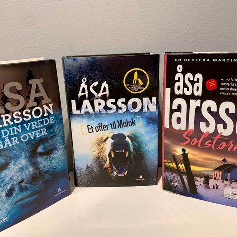 Spenningsbøker fra Åsa Larsson!