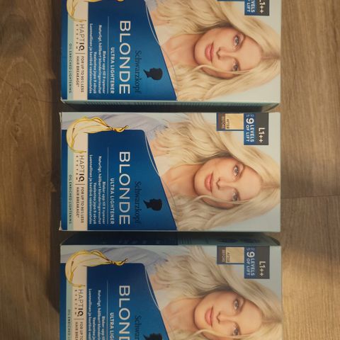 Schwarzkopf ultra lightener 9 levels of lift