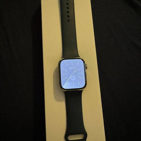 Apple Watch series 9 gps + cellular 45mm stainless steel