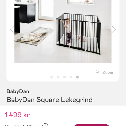 Helt ny (uåpnet) lekegrind!