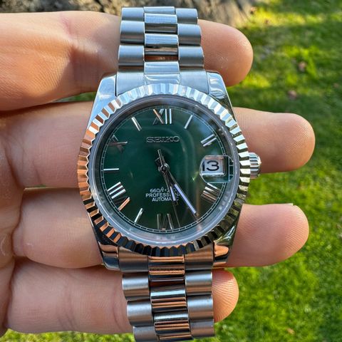 SEIKO datejust green mod