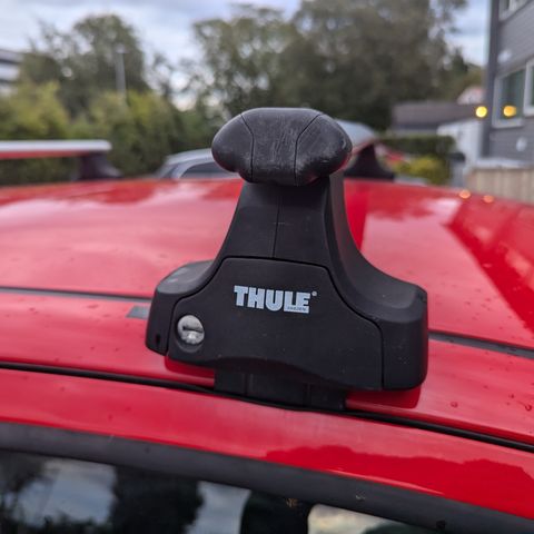 Thule t bar with Evo clamp