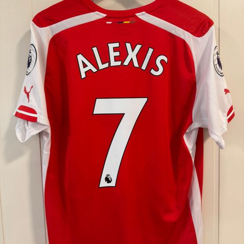 Arsenal 2017/18 Hjemme Alexis Sánchez Fotballdrakt (M)