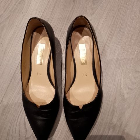 Gabor pumps i skinn, str 5,5 (38,5)