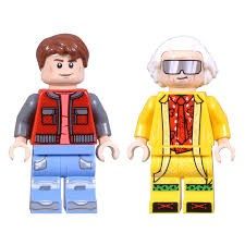 Lego Back to the Future 10300. Kun minifigurer. Alle NYE!