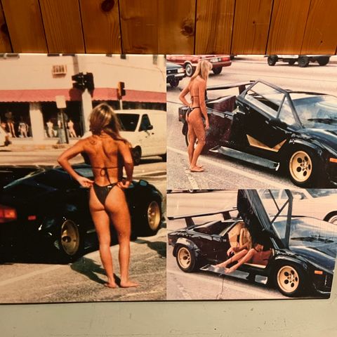 Foto på lerret av Lamborghini Countach