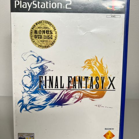 PlayStation 2 spill: Final Fantasy X [med bonus disk]