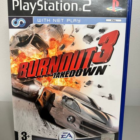 PlayStation 2 spill: Burnout 3 Takedown