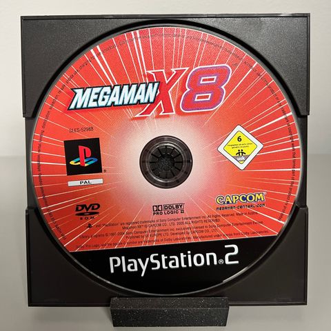 PlayStation 2 spill: Megaman X8 [bare disken]