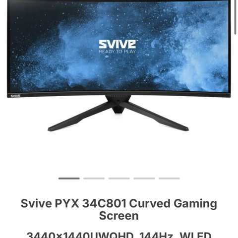 Svive curved 32* 144hz