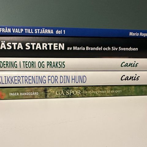 Bøker om hundetrening