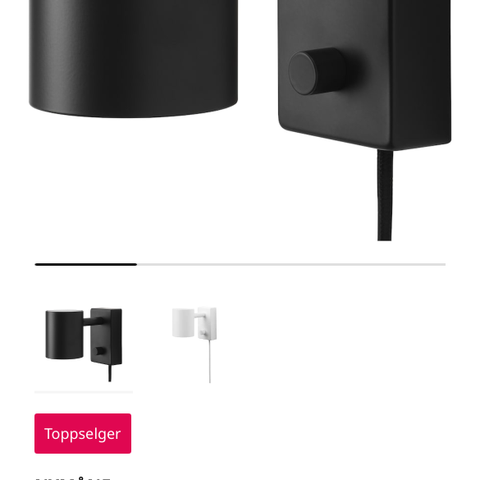 Vegglampe Nymåne Ikea