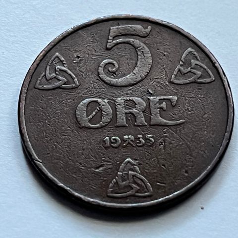 1935. 5 Øre