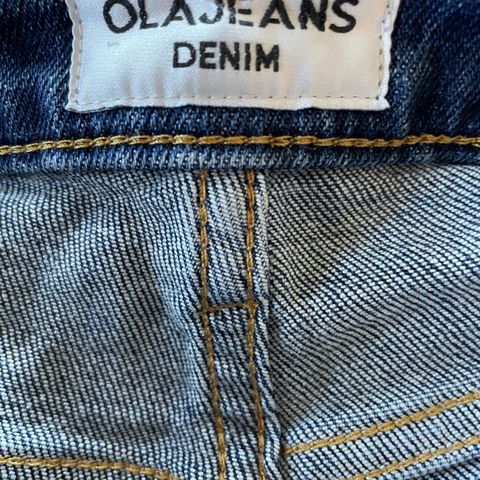 OLA- jeans, mod. Emilie, high waist, straight leg. Passer strS