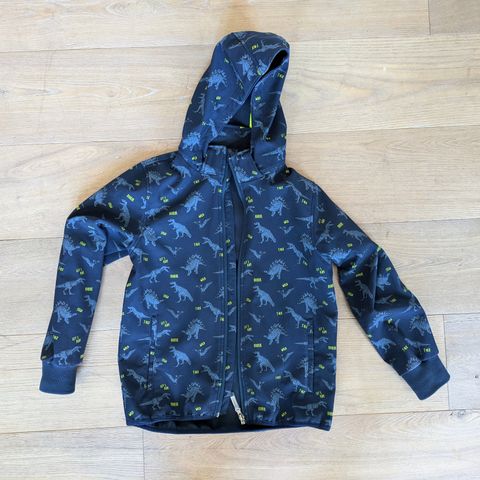 Softshell jakke med fleece str. 134