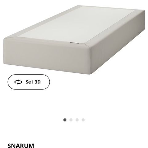 IKEA Snarum 90x200 rammemadrass