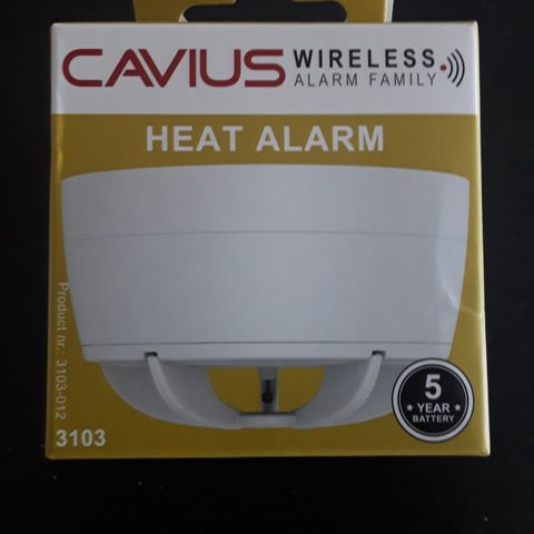 Cavius Varmevarsler / Heat Alarm som på bildet ønskes kjøpt !