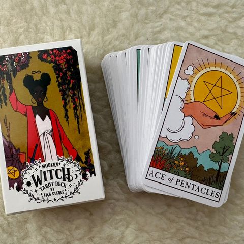 Modern witch tarot deck