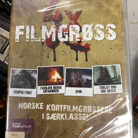 Filmgrøss x 4